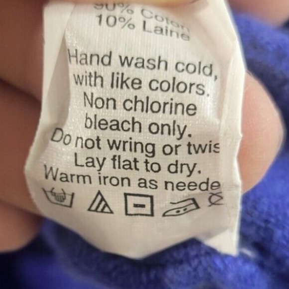 J.Crew WALLACE Winter Break Sweater Striped V-neck Knit Periwinkle Blue Tan - Picture 8 of 10